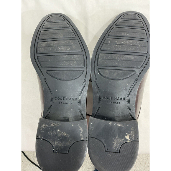 Men’s Cole Haan Grand.05 Brown Leather Lace Up Oxfords Size 10 M - Picture 8 of 9